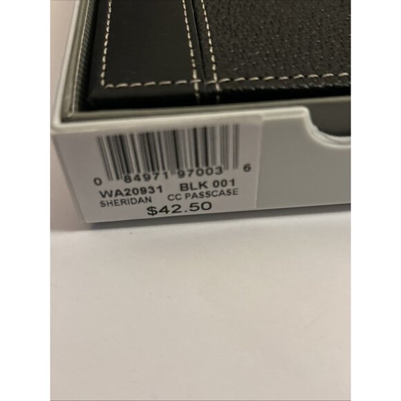 Perry Ellis Portfolio Black Bifold W/removable ID Wallet Sheridan Retails $42.50 - Picture 5 of 14